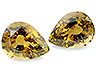 Tourmaline Pair Pear Eye clean