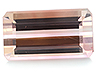 Tourmaline Single Octagon Slightly included
