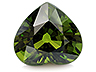 Tourmaline Single Heart Eye clean
