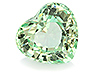 Tsavorite Single Heart Slightly included