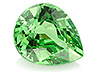 Tsavorite Single Pear Slightly included