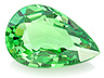 Tsavorite Single Pear Slightly included