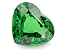 Tsavorite Single Heart Slightly included