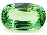 Tsavorite Single Oval Eye clean