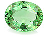 Tsavorite Single Oval Eye clean