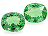 Tsavorite Pair Oval Slightly to Moderately included