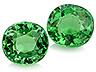 Tsavorite Pair Cushion Slightly included