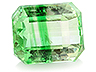 Tsavorite Single Octagon Moderately included