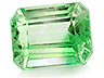 Tsavorite Single Octagon Moderately included