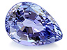 Tanzanite Single Pear Eye clean