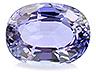 Tanzanite Single Oval Eye clean