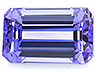 Tanzanite Single Octagon Slightly included