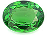 Tsavorite  Oval Slightly included