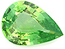 Tsavorite  Pear Slightly included