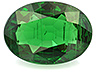 Tsavorite  Oval Slightly included