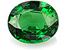 Tsavorite  Oval Slightly included