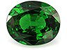 Tsavorite  Oval Slightly included