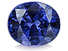 Sapphire  Oval Slightly included