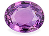 Sapphire Single Oval Eye clean