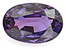 Sapphire  Oval Slightly included