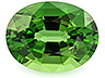 Chrome Tourmaline Single Oval Slightly included