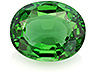 Chrome Tourmaline Single Oval Slightly included