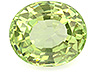 Tsavorite Single Oval Eye clean to Slightly included