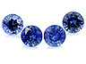 Sapphire Mixed Lot Round Eye clean to Slightly included