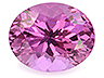 Sapphire Single Oval Eye clean