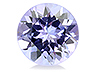 Tanzanite Calibrated Round Eye clean to Slightly included
