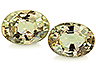Alexandrite Pair Oval Slightly to Moderately included