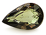 Alexandrite Single Pear Slightly to Moderately included