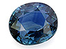 Sapphire Single Oval Slightly included