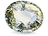 Sapphire Single Oval Slightly to Moderately included