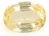Sapphire Single Oval Slightly included