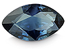 Sapphire Single Marquise Slightly to Moderately included
