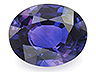 Sapphire Single Oval Slightly to Moderately included