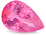Spinel Single Pear Slightly to Moderately included
