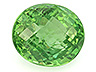 Tsavorite Single Oval Moderately included