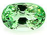 Tsavorite Single Oval Eye clean