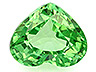 Tsavorite Single Heart Slightly to Moderately included