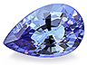 Tanzanite Single Pear Eye clean