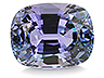 Tanzanite Single Cushion Eye clean