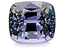 Tanzanite Single Cushion Eye clean