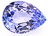 Tanzanite Single Pear Slightly included
