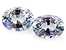 Tanzanite Pair Oval Slightly included