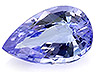 Tanzanite Single Pear Eye clean
