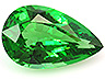 Tsavorite  Pear Slightly included