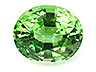 Tsavorite  Oval Slightly included