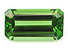 Tsavorite  Octagon Slightly included